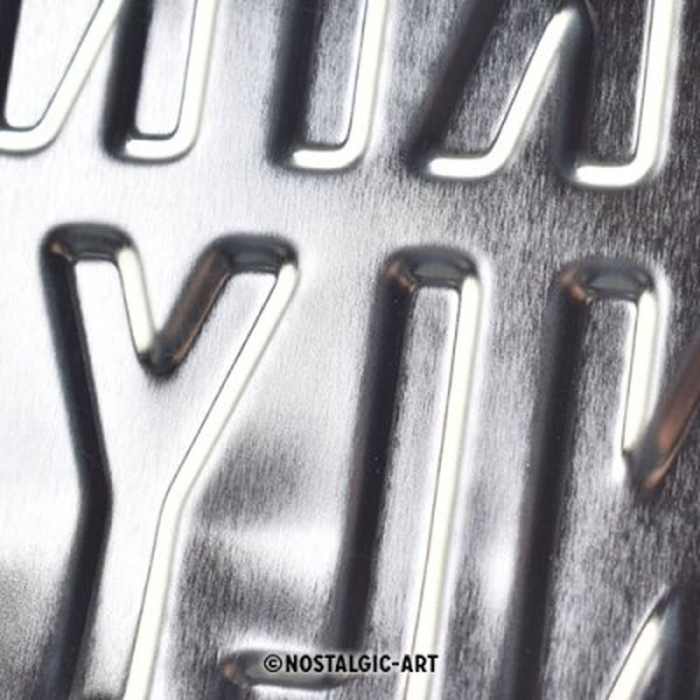 Blechschild Mercedes Parking klein 4